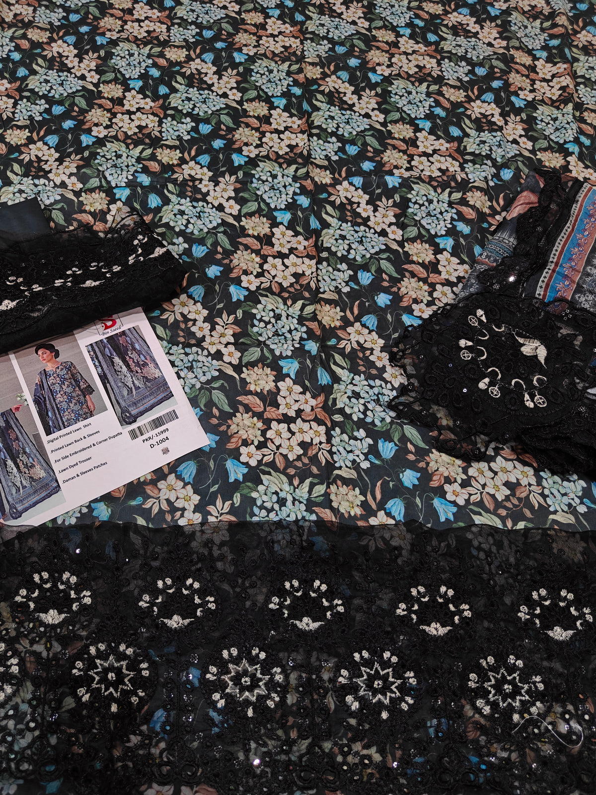 printed with patches three piece article op9